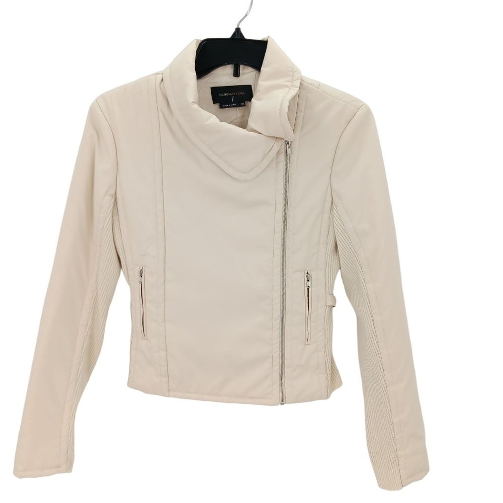 BCBGMAXAZRIA CREAM XS JACKET - Picture 1 of 16